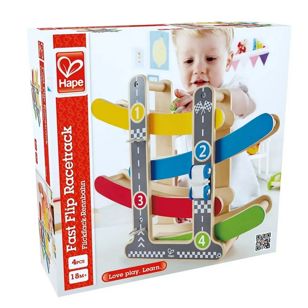 PREORDER Hape - Vehicles & Playsets: Fast Flip Racetrack