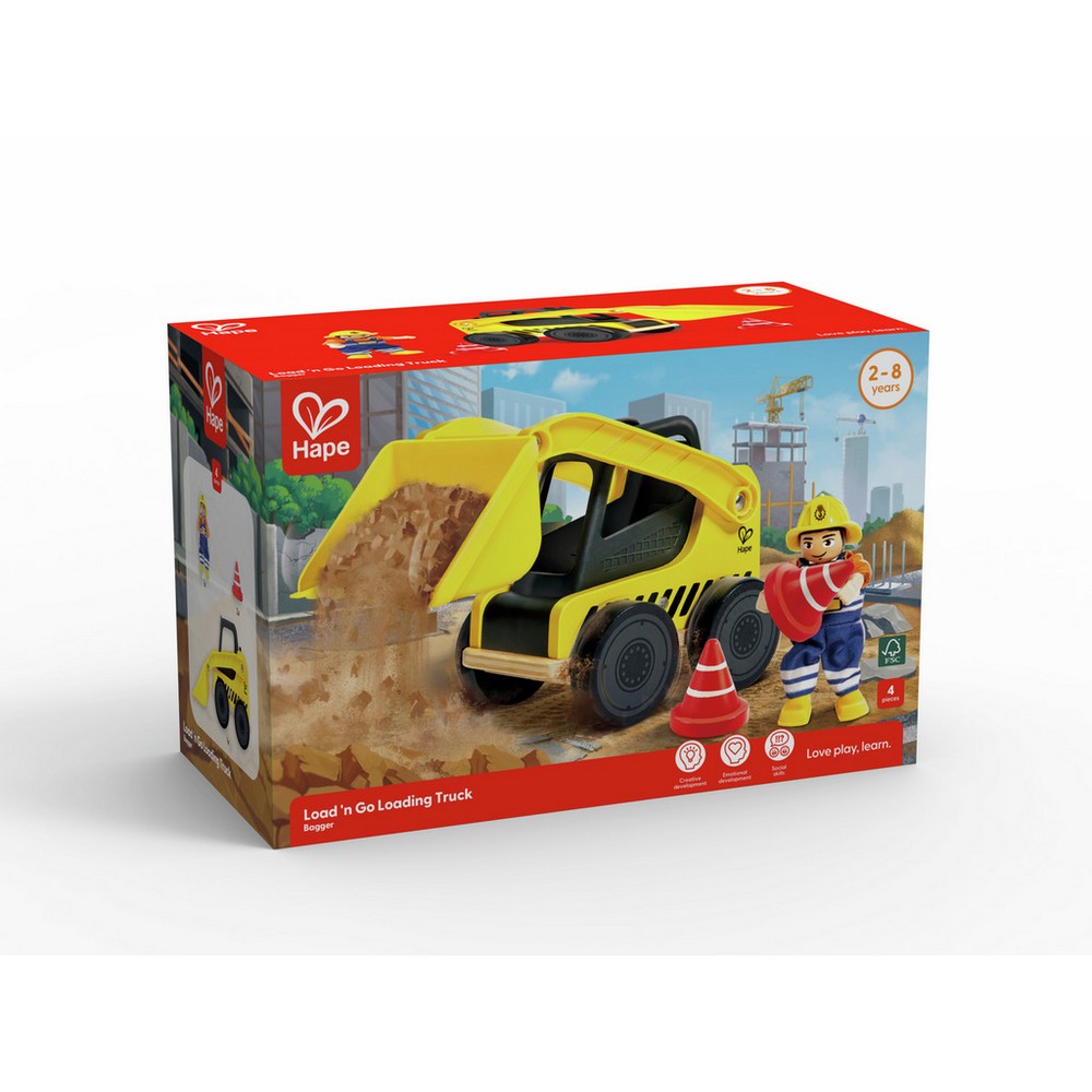 PREORDER Hape - Vehicles & Playsets: Loadn Go Loading Truck