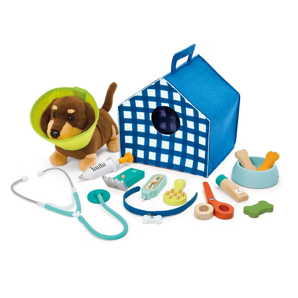 PREORDER Hape - Vehicles & Playsets: Puppy Care Clinic Vet Set