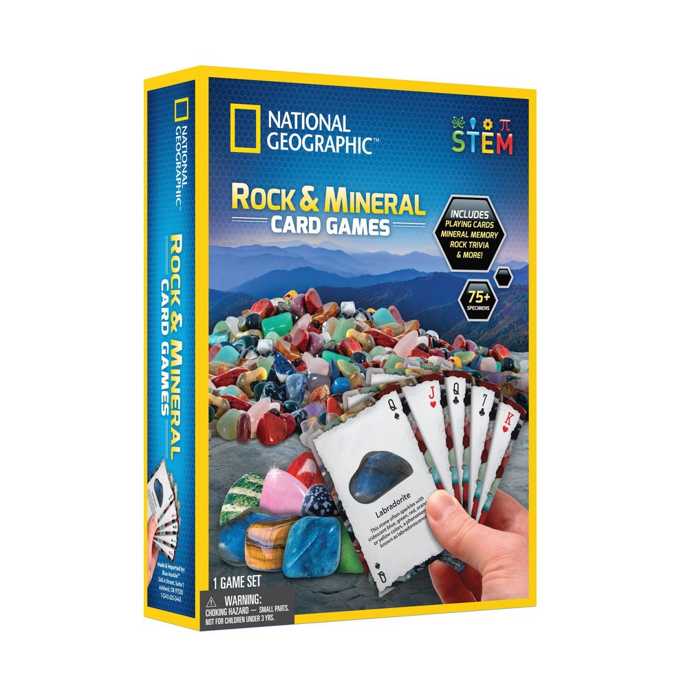 PREORDER National Geographic: Rock & Mineral Card Games