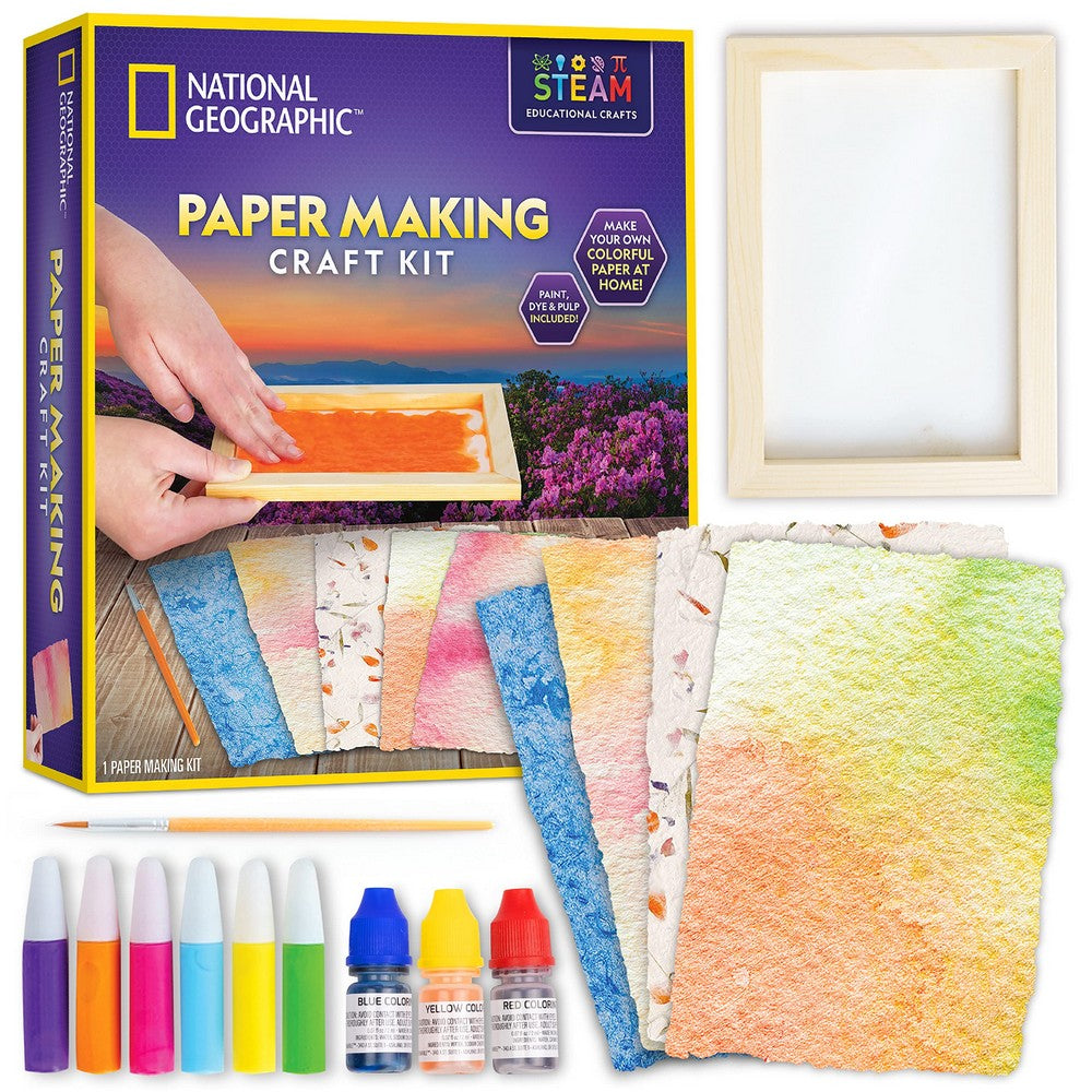 PREORDER National Geographic: Paper Making Craft Kit