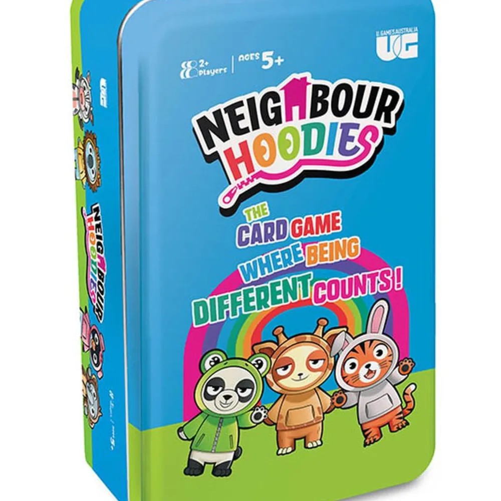 PREORDER University Games: Neighbour Hoodies Tin
