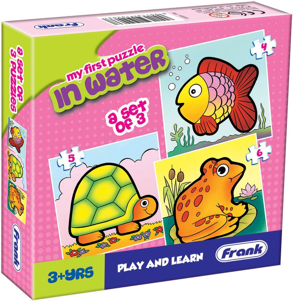 PREORDER My First Puzzle 3pk - Asst B (In Water - On Road - Transport)