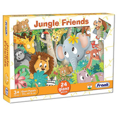 PREORDER 24pce Giant Piece Floor Puzzle - 3 Asst (Dinosaur World - Fairy Garden - Jungle Friends)
