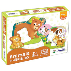 PREORDER 2pce Puzzle Set - 3 Asst (Animal and Babies - Animal Friends - Safari Adventures)