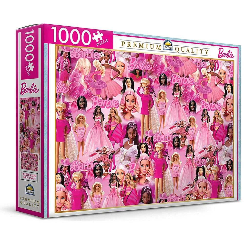 PREORDER Crown Premium 1000pce Puzzle - Barbie