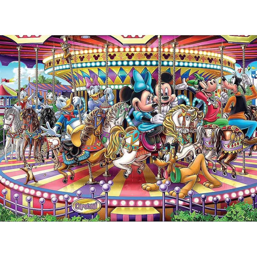 PREORDER Crown Premium 1000pce Puzzle - Mickey's Carousel