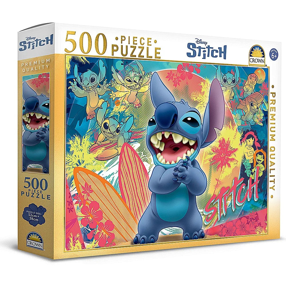 PREORDER Crown Premium 500pce Puzzle - Stitch