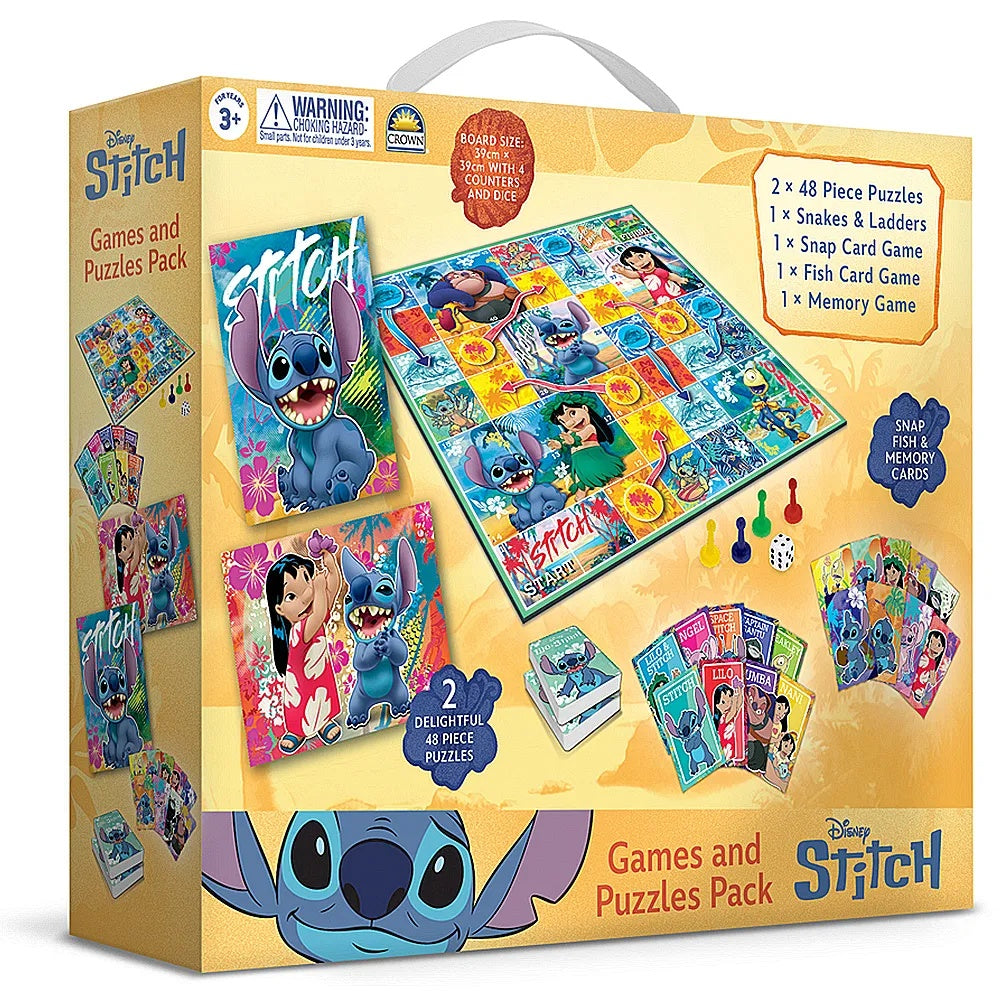 PREORDER Stitch Games & Puzzles Pack