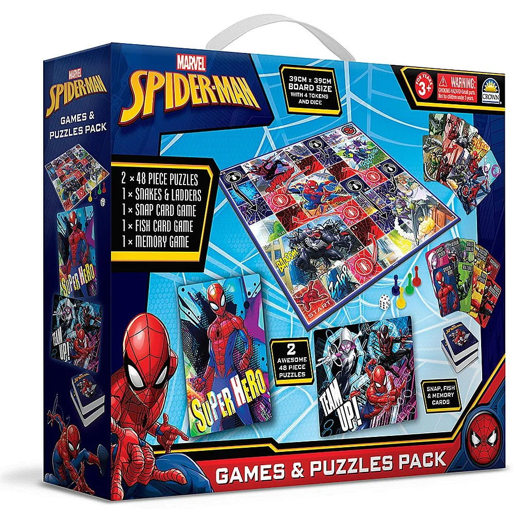 PREORDER Spider-Man Games & Puzzles Pack