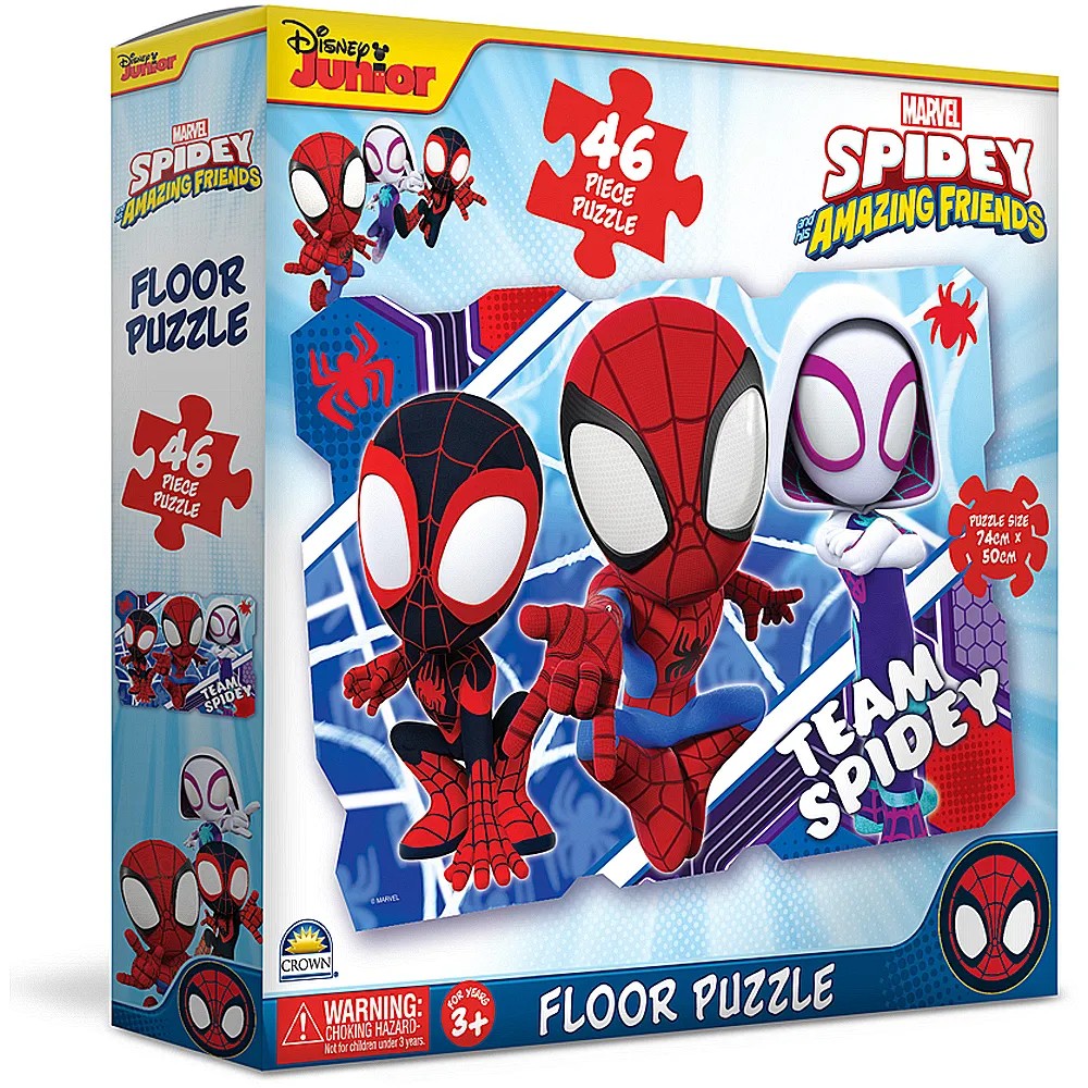 PREORDER Spidey and His Amazing Friends 46pce Floor Puzzle