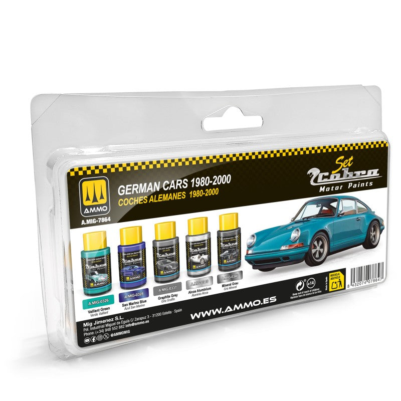 PREORDER Ammo by MIG - Cobra Motor - Cobra Motor German Cars 1980-2000 Set