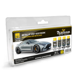 PREORDER Ammo by MIG - Cobra Motor - Cobra Motor Metallic Grey Bodyworks Set
