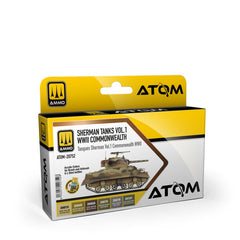 PREORDER Ammo by MIG - ATOM - Atom Sherman Tanks Vol 1 Wwii Commonwealth Set