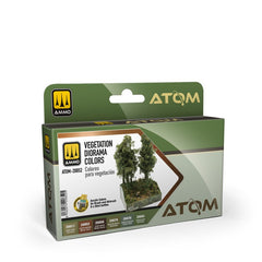 PREORDER Ammo by MIG - ATOM - Atom Vegetation Diorama Colors Set