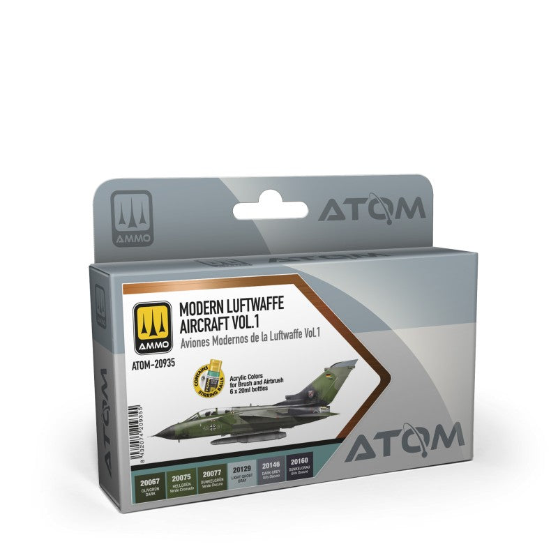 PREORDER Ammo by MIG - ATOM - Atom Modern Lufttwaffe Aircraft Vol 1 Set