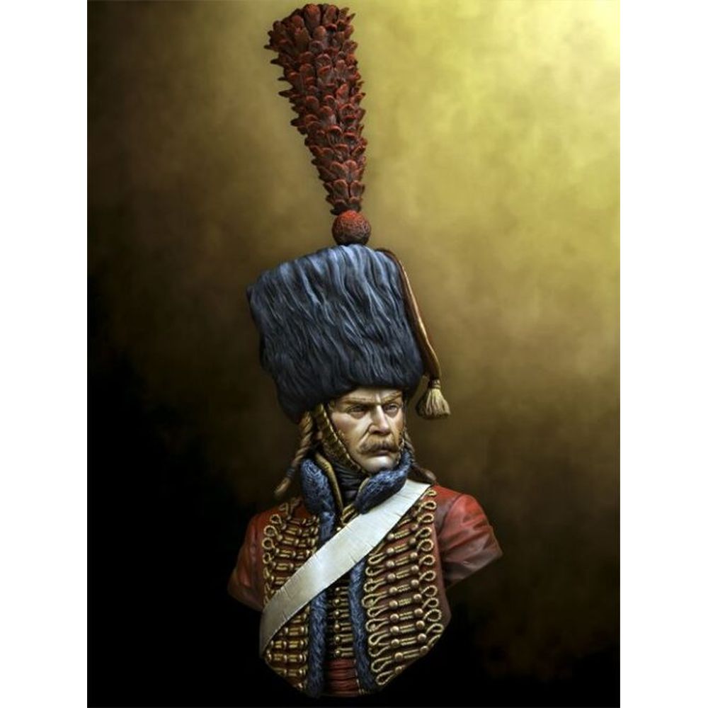 PREORDER Pegaso Models - French Hussar Bust 200mm