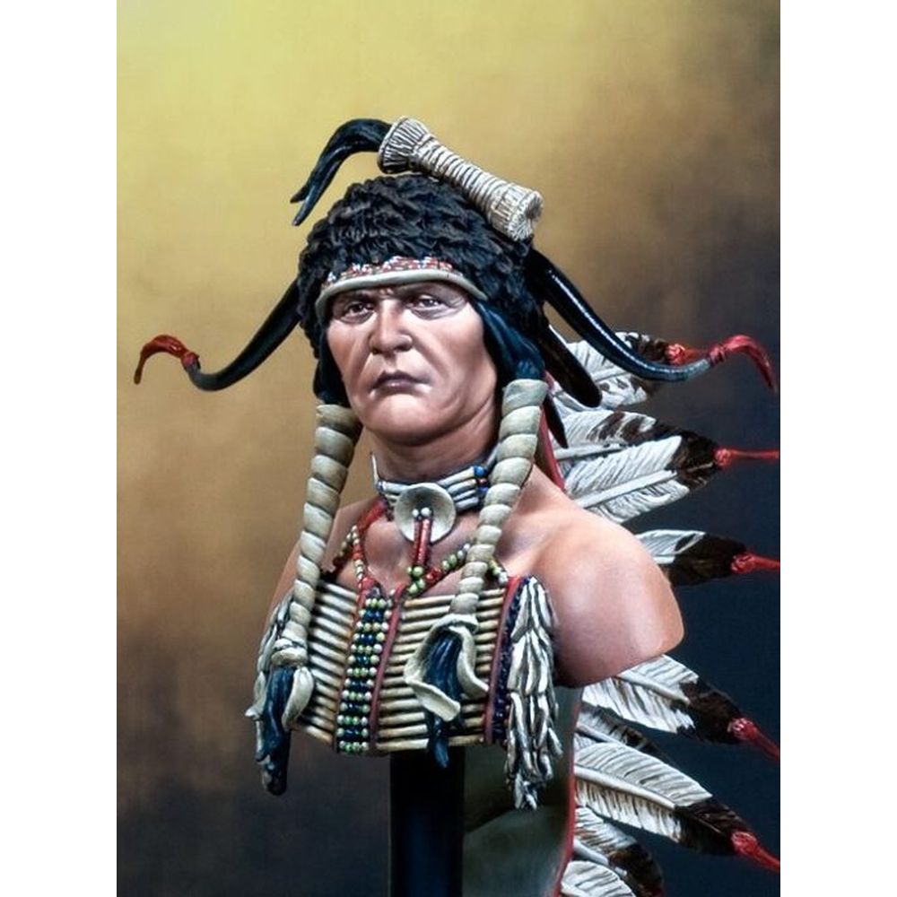 PREORDER Pegaso Models - Sioux Warrior Bust 200mm