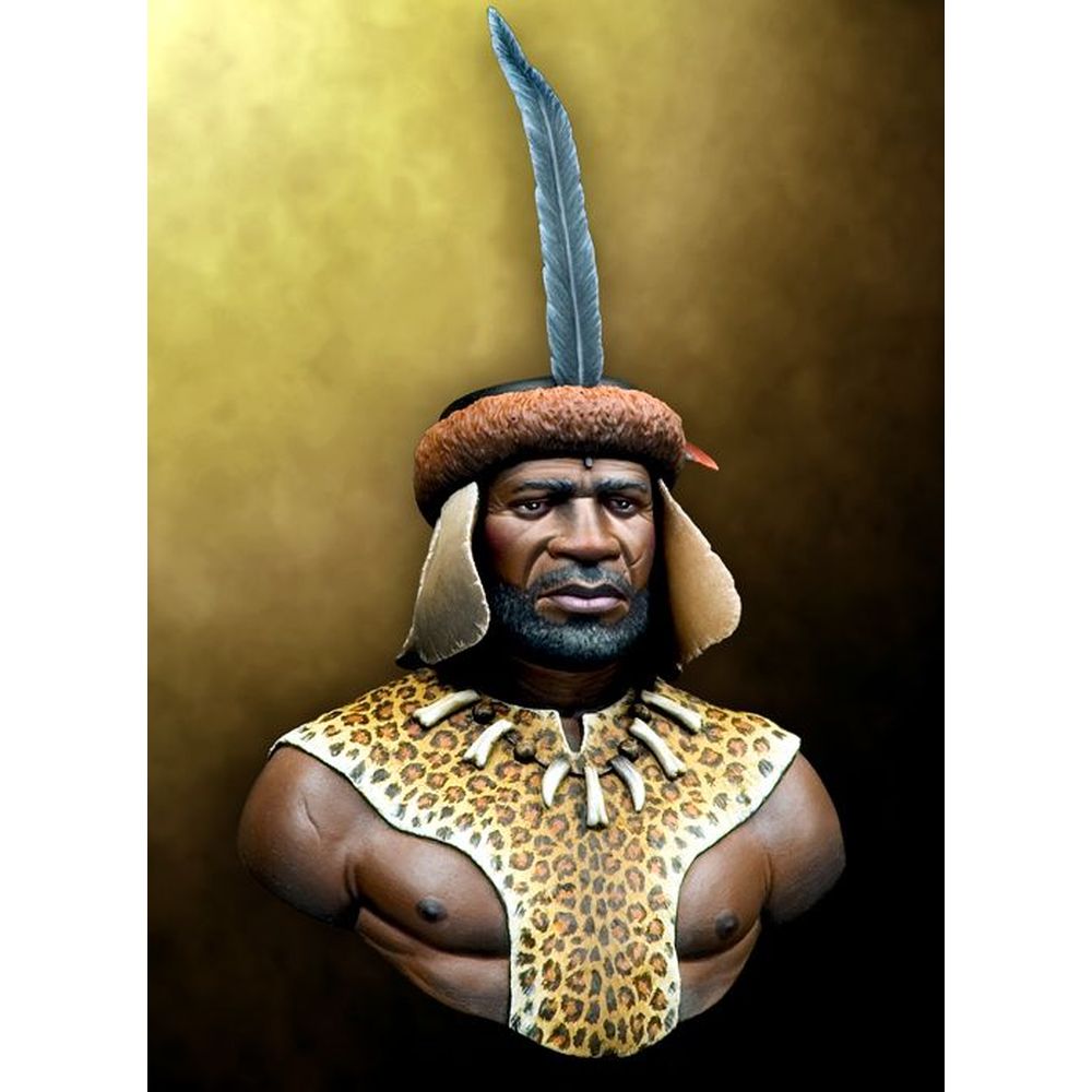 PREORDER Pegaso Models - Zulu Warrior Bust 200mm