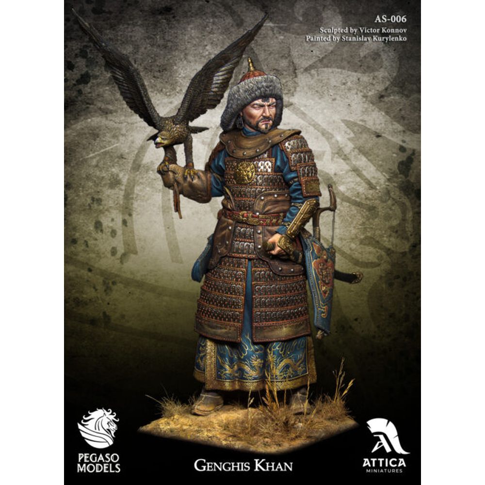 PREORDER Pegaso Models - Genghis Khan Statue 200mm