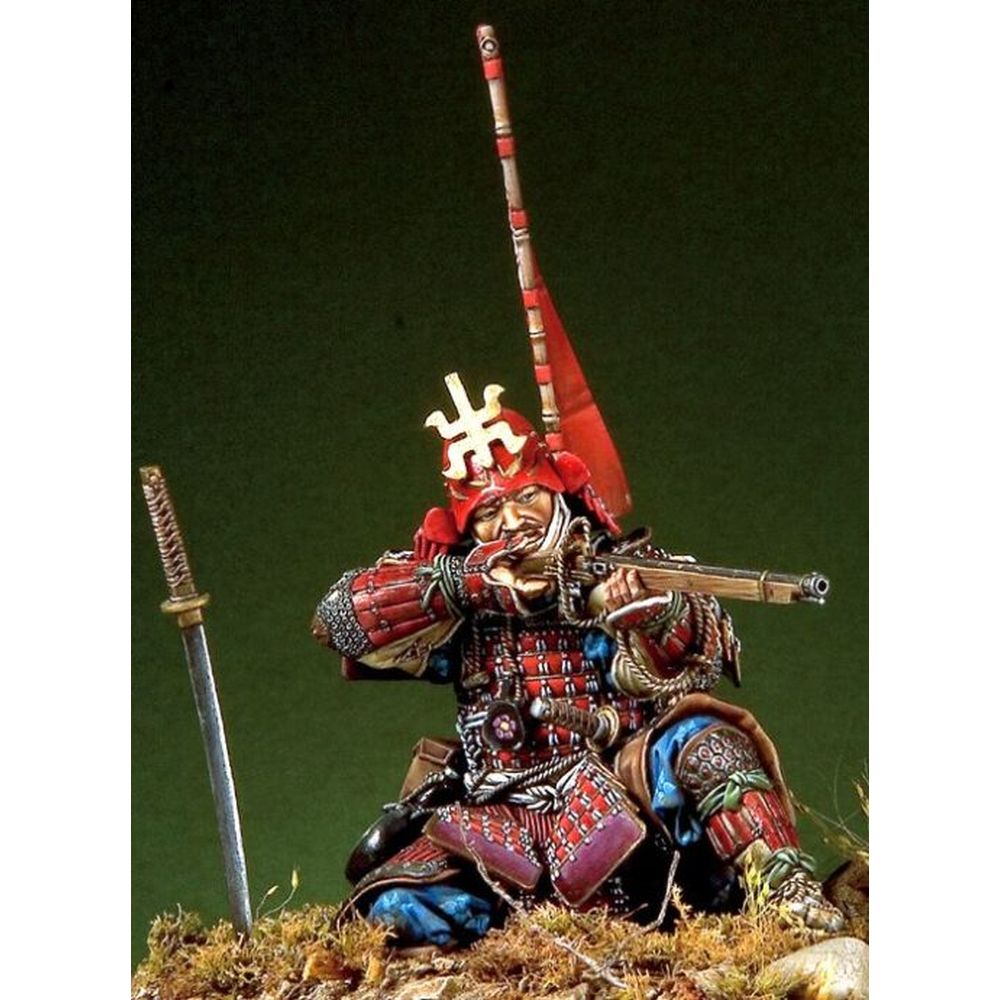PREORDER Pegaso Models - Ashigaru; arquebusier 90mm on foot CLASSICS