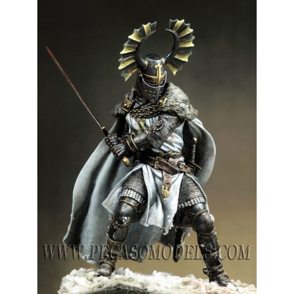 PREORDER Pegaso Models - Teutonic Knight XIV c. 90mm on foot CLASSICS