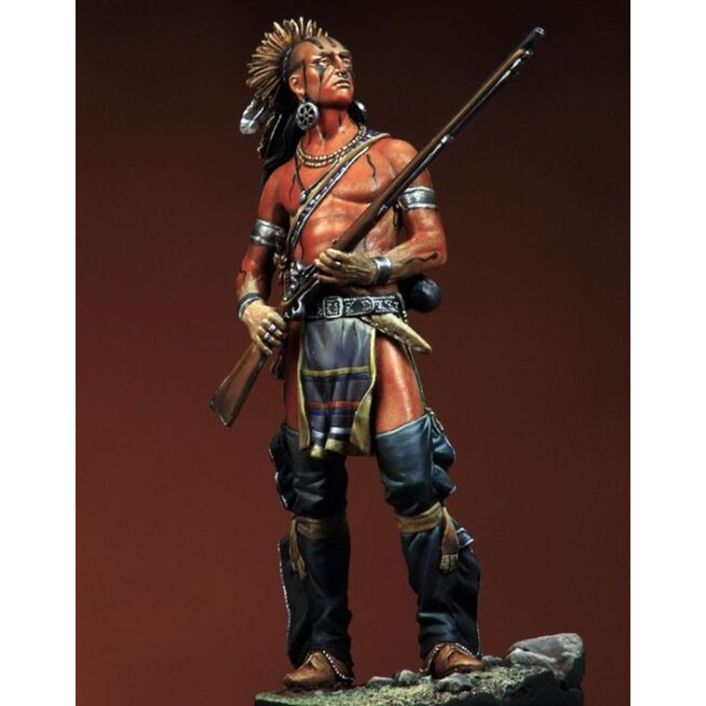 PREORDER Pegaso Models - Delaware Warrior 90mm on foot CLASSICS