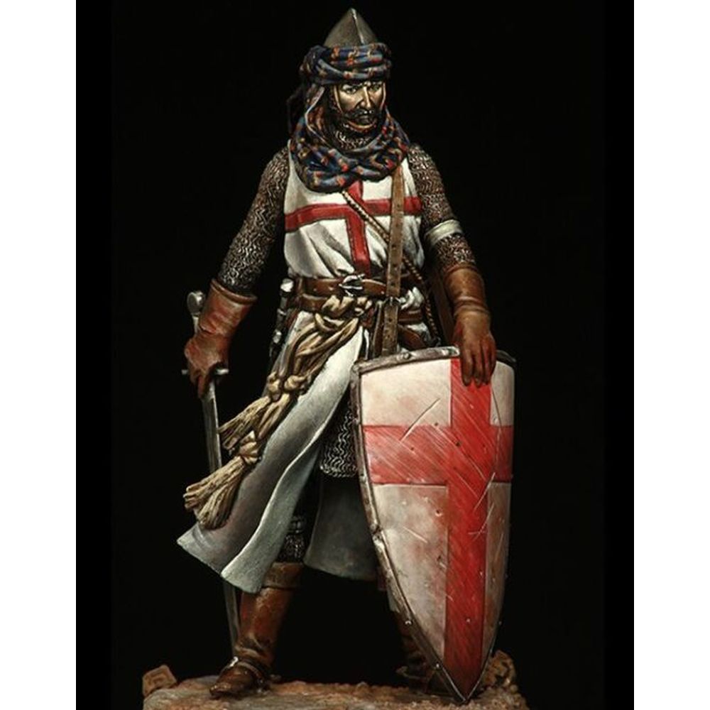 PREORDER Pegaso Models - Templar Knight 75mm on foot