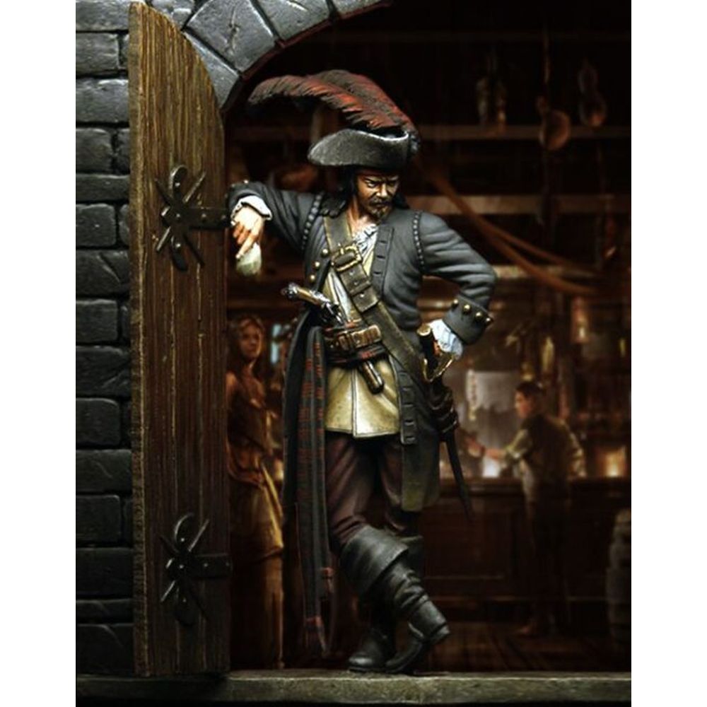 PREORDER Pegaso Models - Pirate Captain 75mm on foot