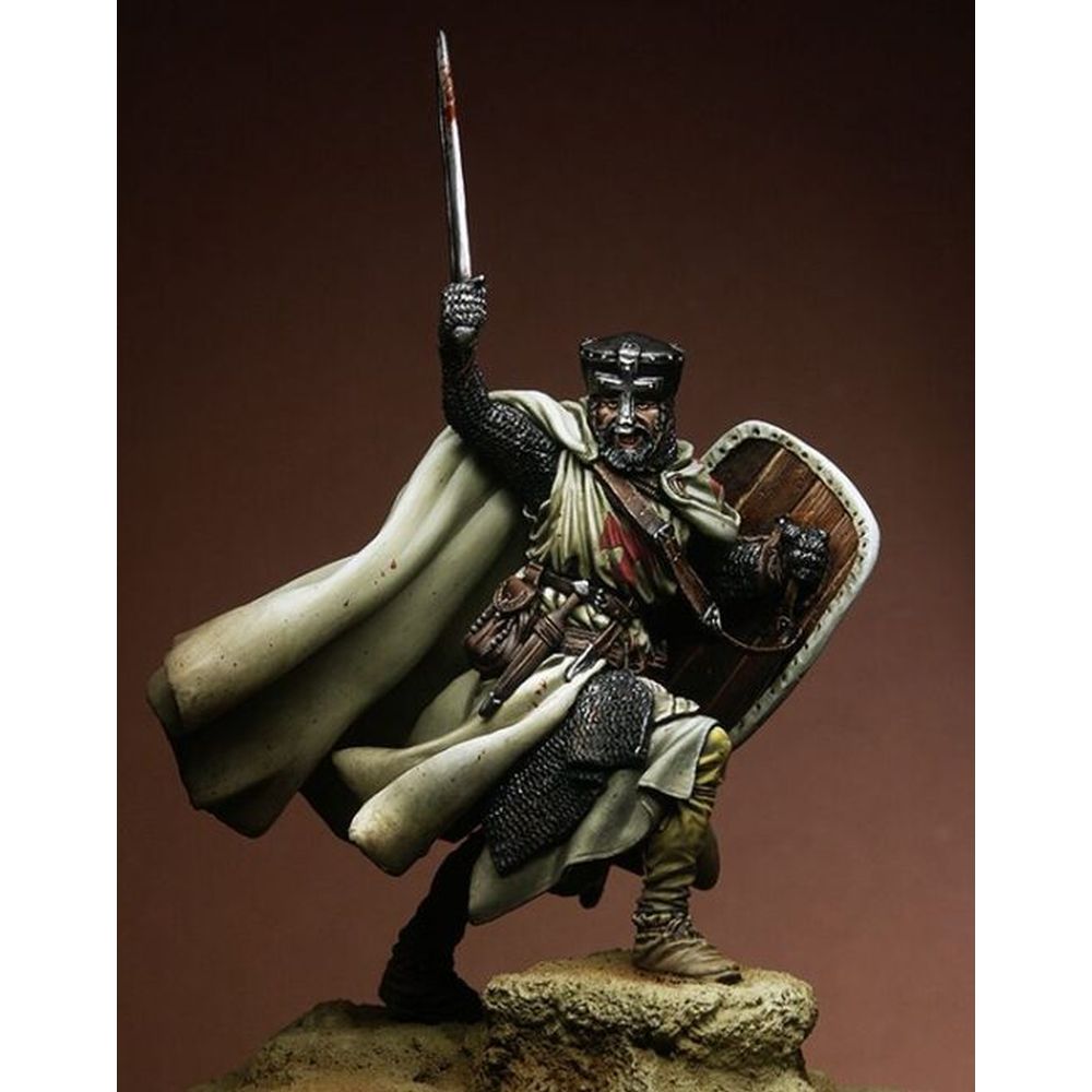 PREORDER Pegaso Models - Knight in the Holy Land 75mm on foot