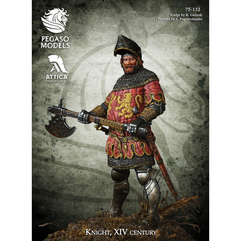 PREORDER Pegaso Models - Knight XIV c. 75mm on foot