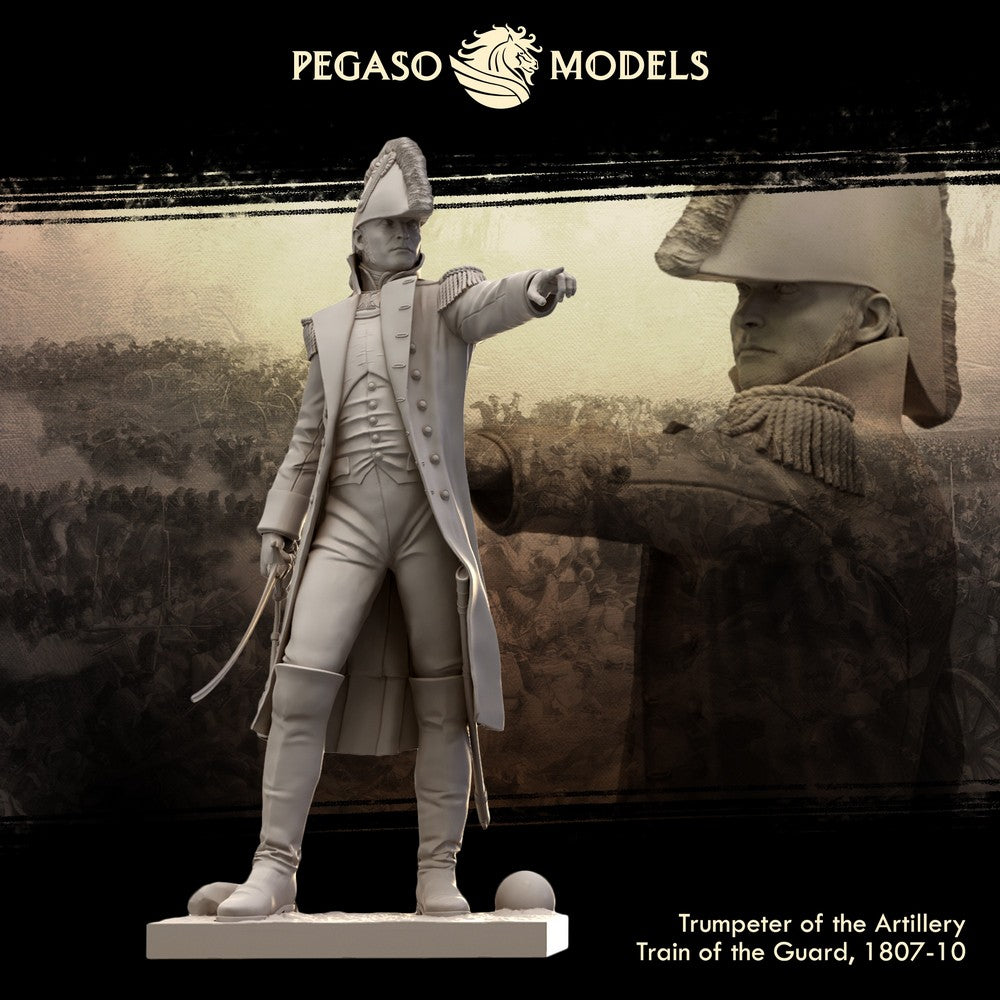 PREORDER Pegaso Models - Officer in Campaign Uniform; 1808 75mm on foot