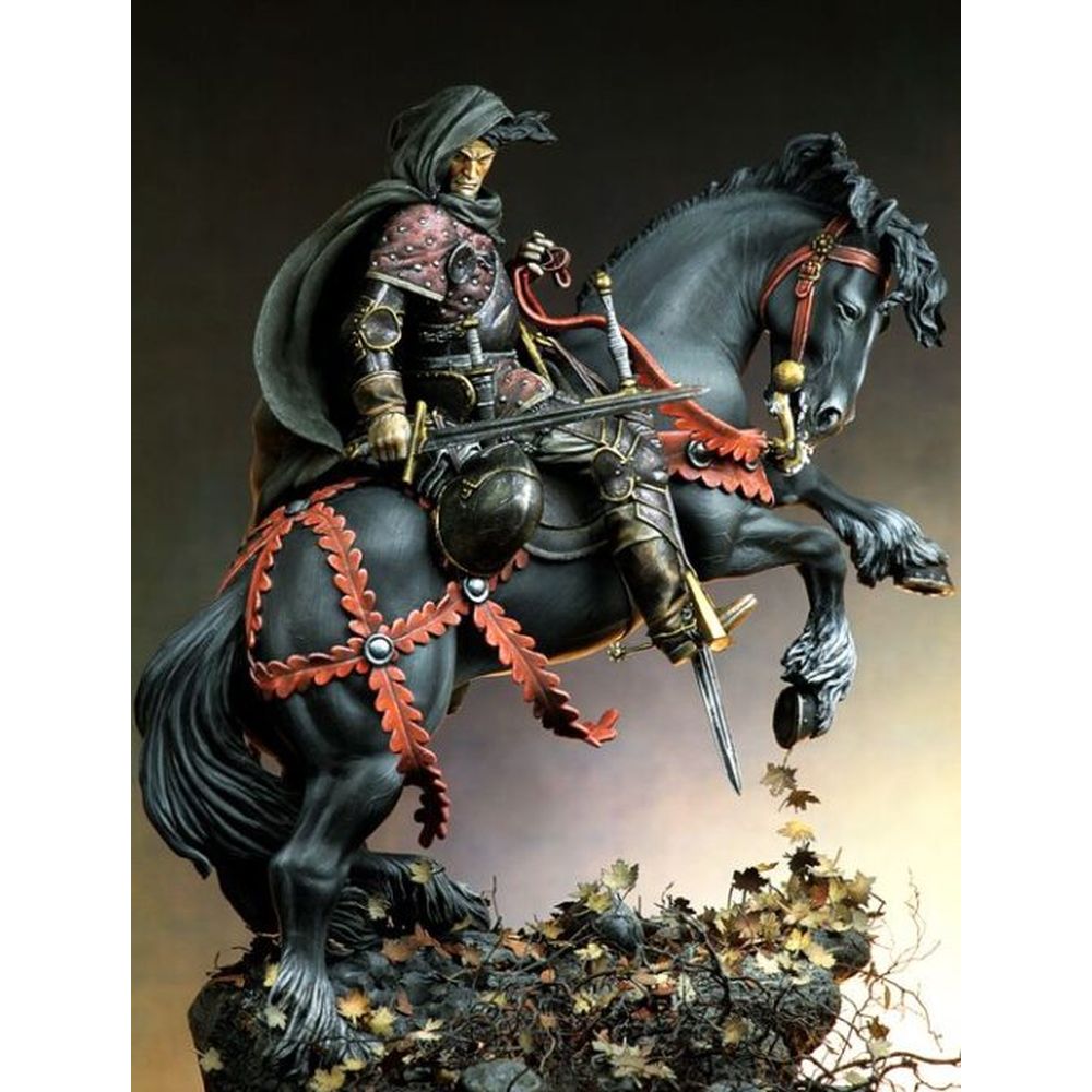 PREORDER Pegaso Models - Roaming Knight 75mm on horse