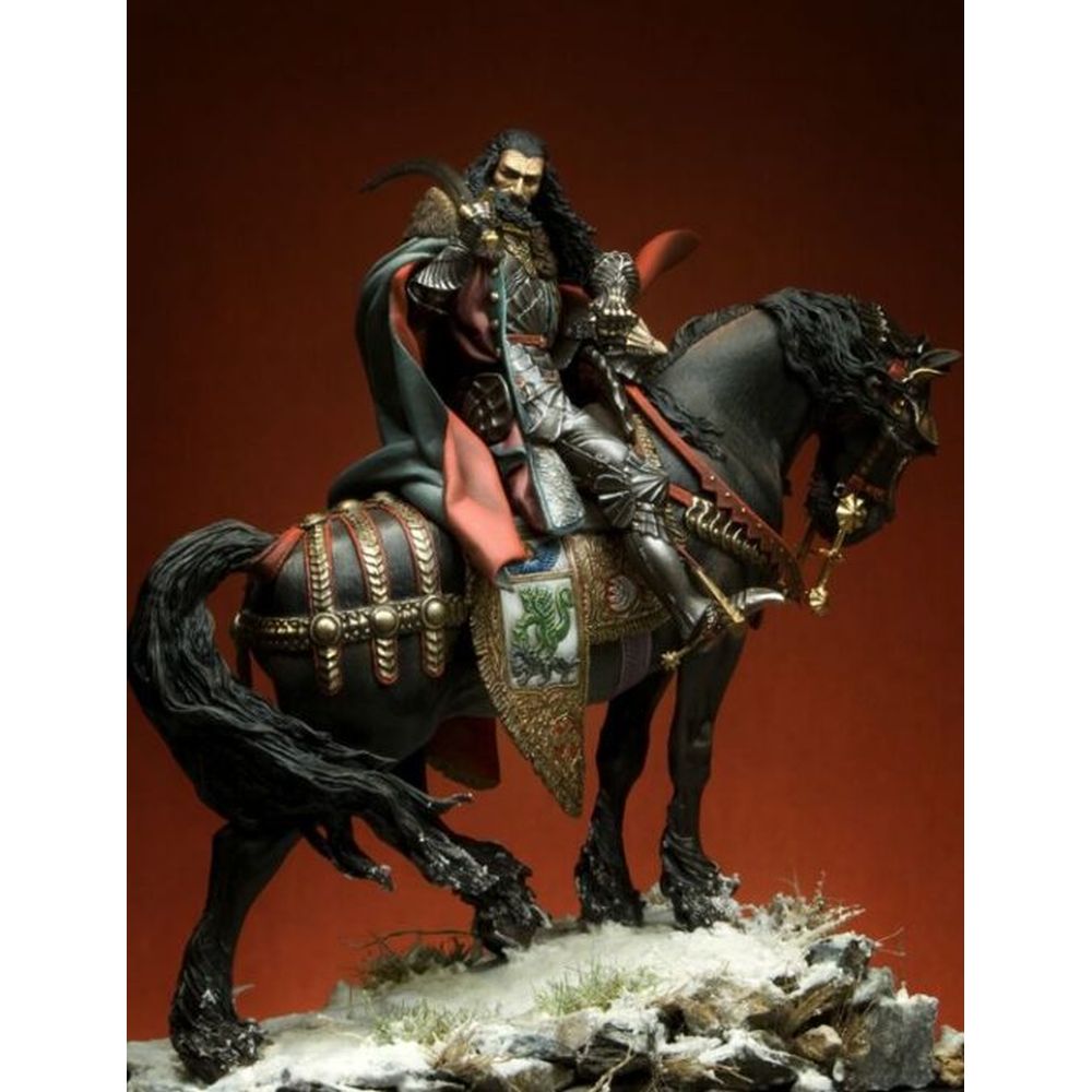 PREORDER Pegaso Models - Vlad Dracul Metal 75mm on horse