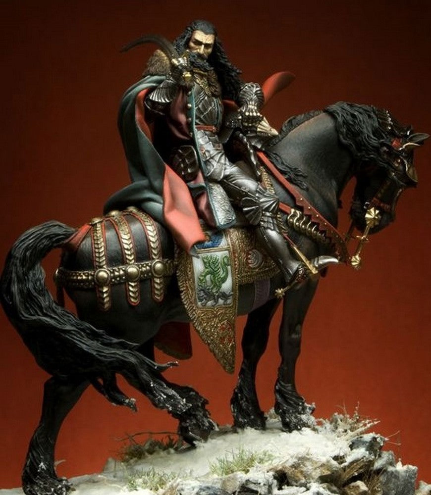 PREORDER Pegaso Models - Vlad Dracul Resin 75mm on horse
