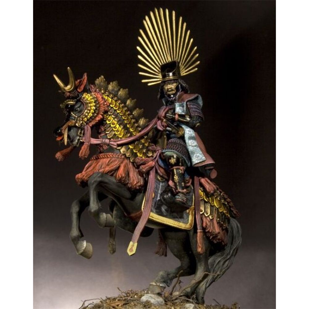 PREORDER Pegaso Models - Hideyoshi Toyotomi 75mm on horse