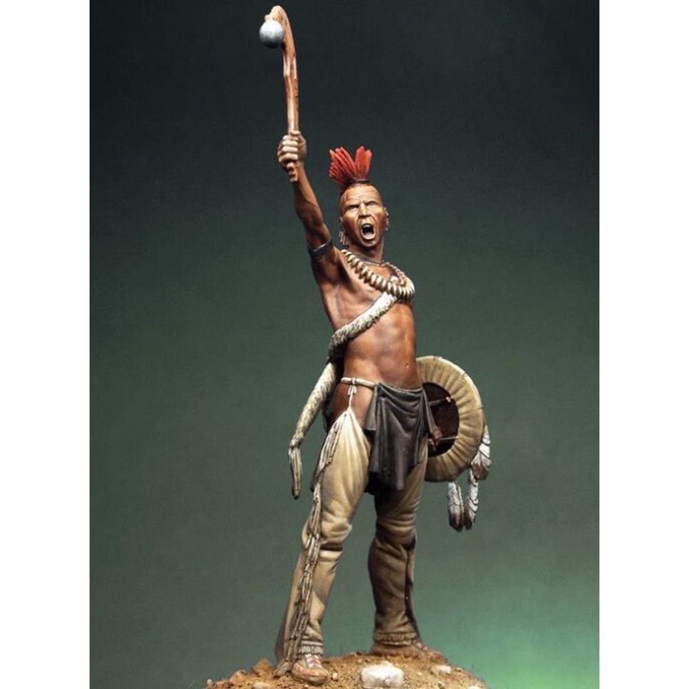 PREORDER Pegaso Models - Pawneed Warrior 75mm on foot CLASSICS