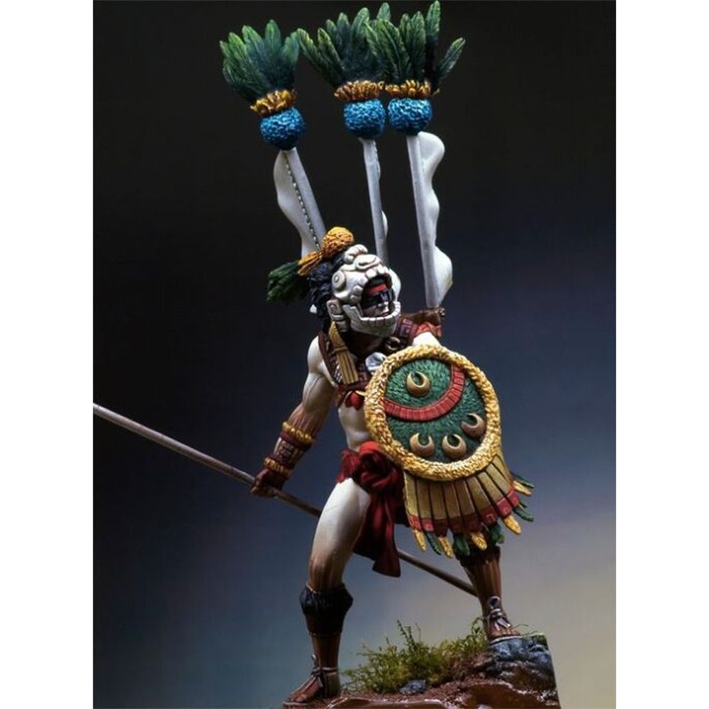 PREORDER Pegaso Models - Warrior of Tlaxcala 75mm on foot CLASSICS