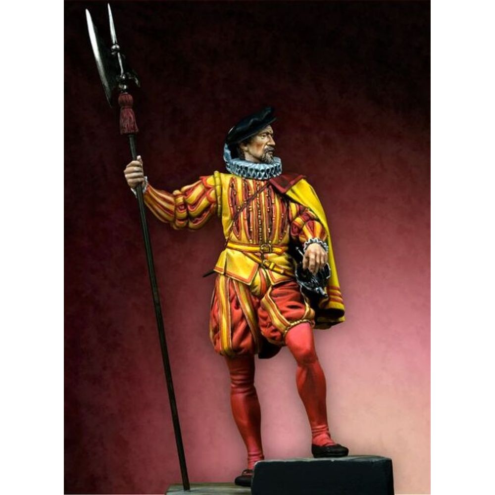 PREORDER Pegaso Models - Halberdier of the Spanish Guard 75mm on foot CLASSICS