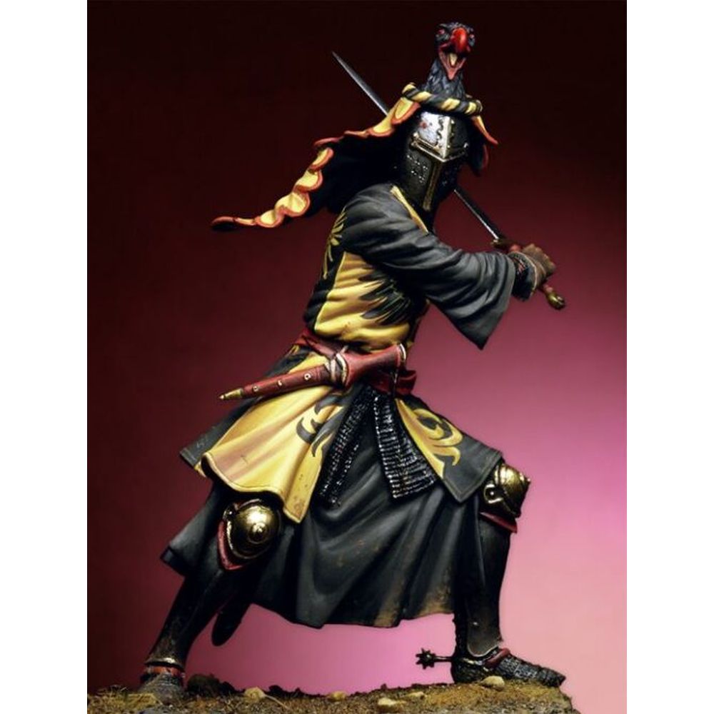 PREORDER Pegaso Models - Medieval Knight XIV c. 75mm on foot CLASSICS