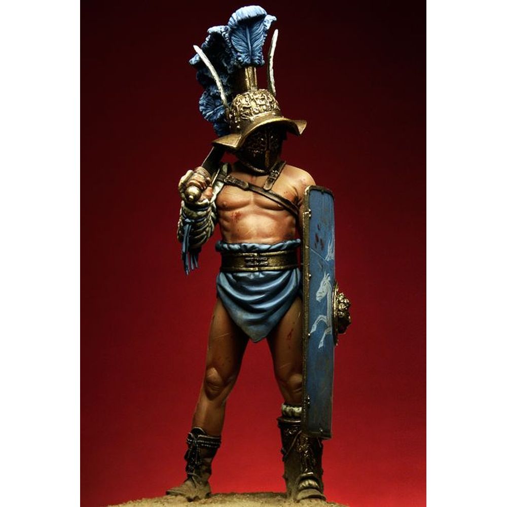 PREORDER Pegaso Models - Roman Gladiator Mirmillone 75mm on foot CLASSICS