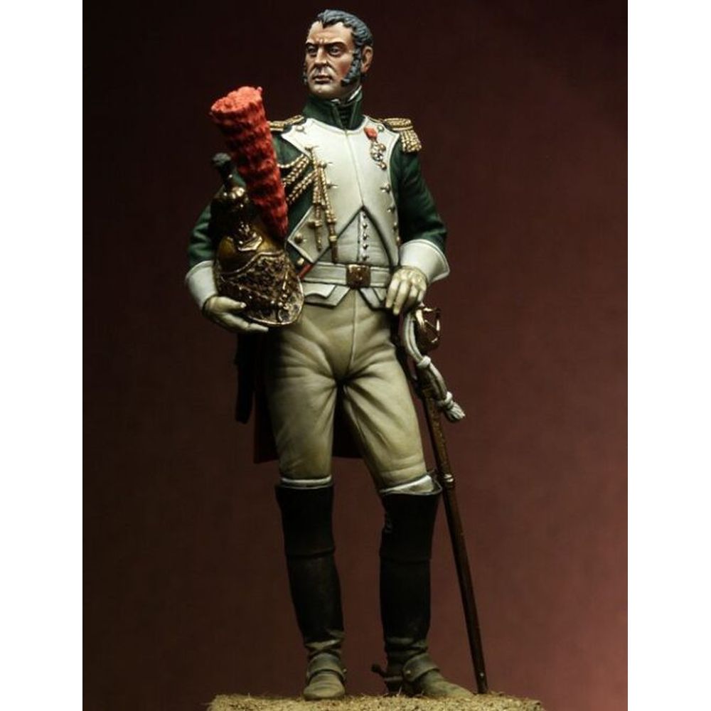 PREORDER Pegaso Models - Officer of the Empress' Dragoons 75mm on foot CLASSICS