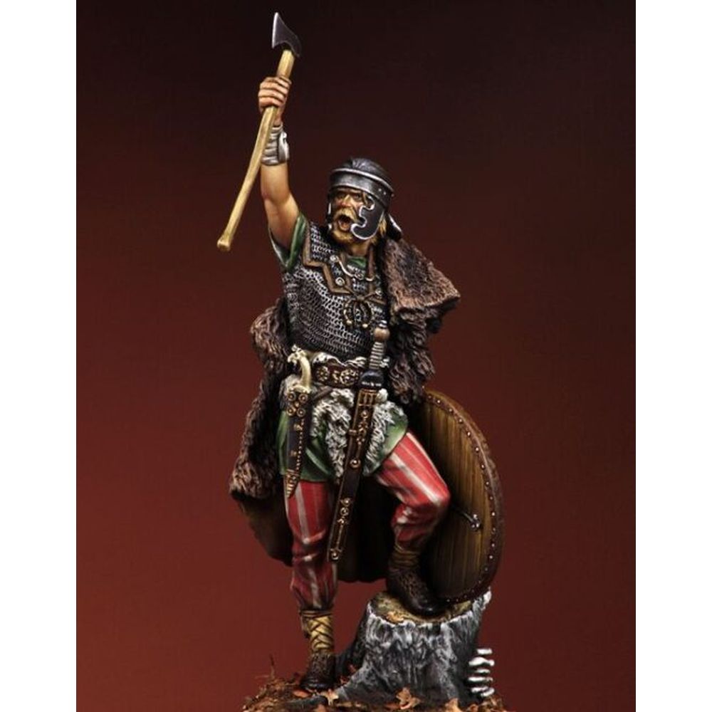 PREORDER Pegaso Models - Germanic-Roman Warrior 75mm on foot CLASSICS