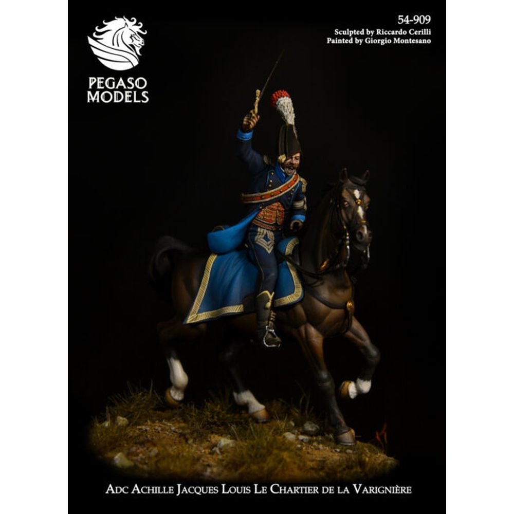 PREORDER Pegaso Models - Variniere - AdC St. Cyr 54mm on horse
