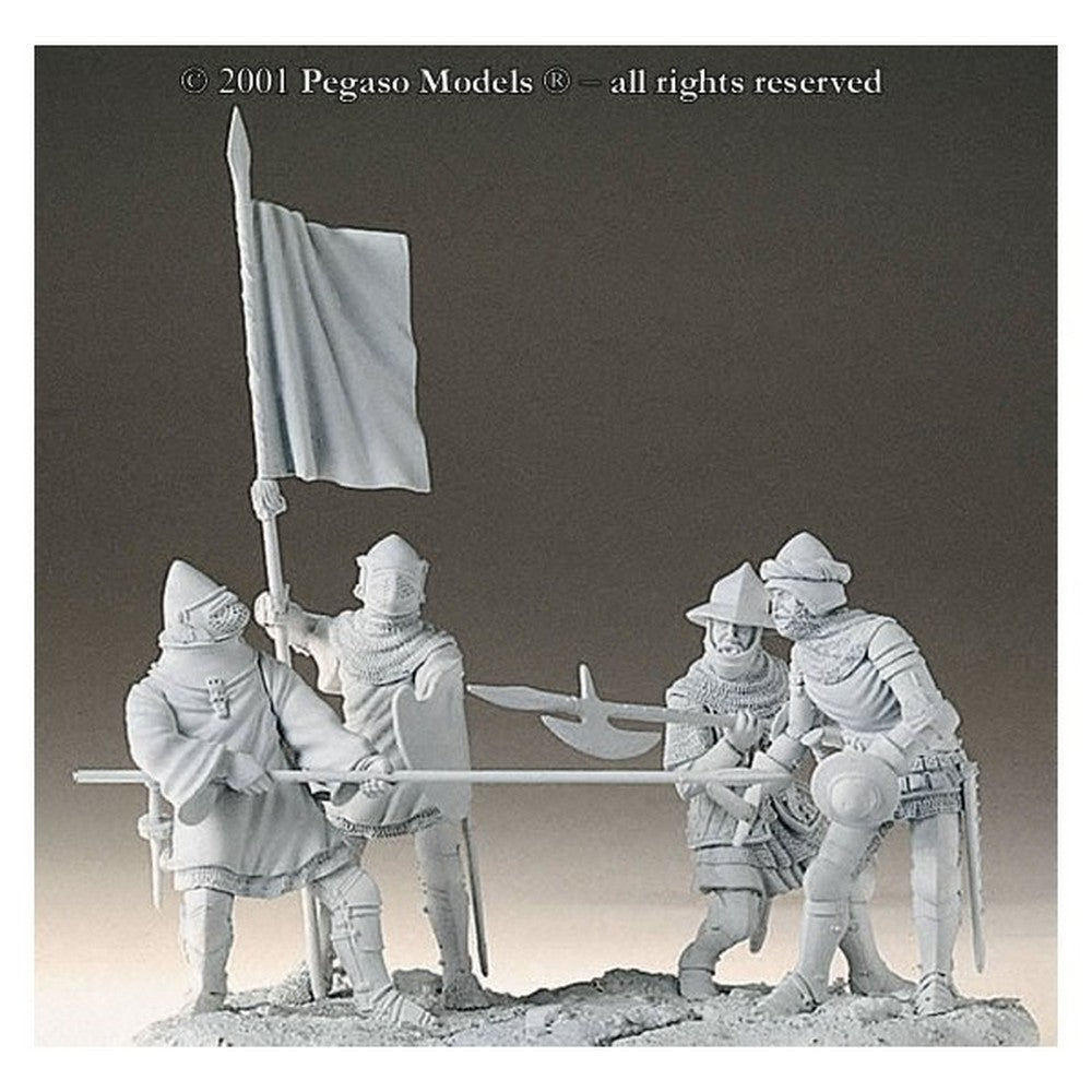 PREORDER Pegaso Models - Agincourt Battle 2 54mm on foot CLASSICS