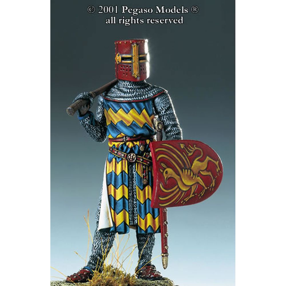PREORDER Pegaso Models - European Knight XIII c. 54mm on foot CLASSICS
