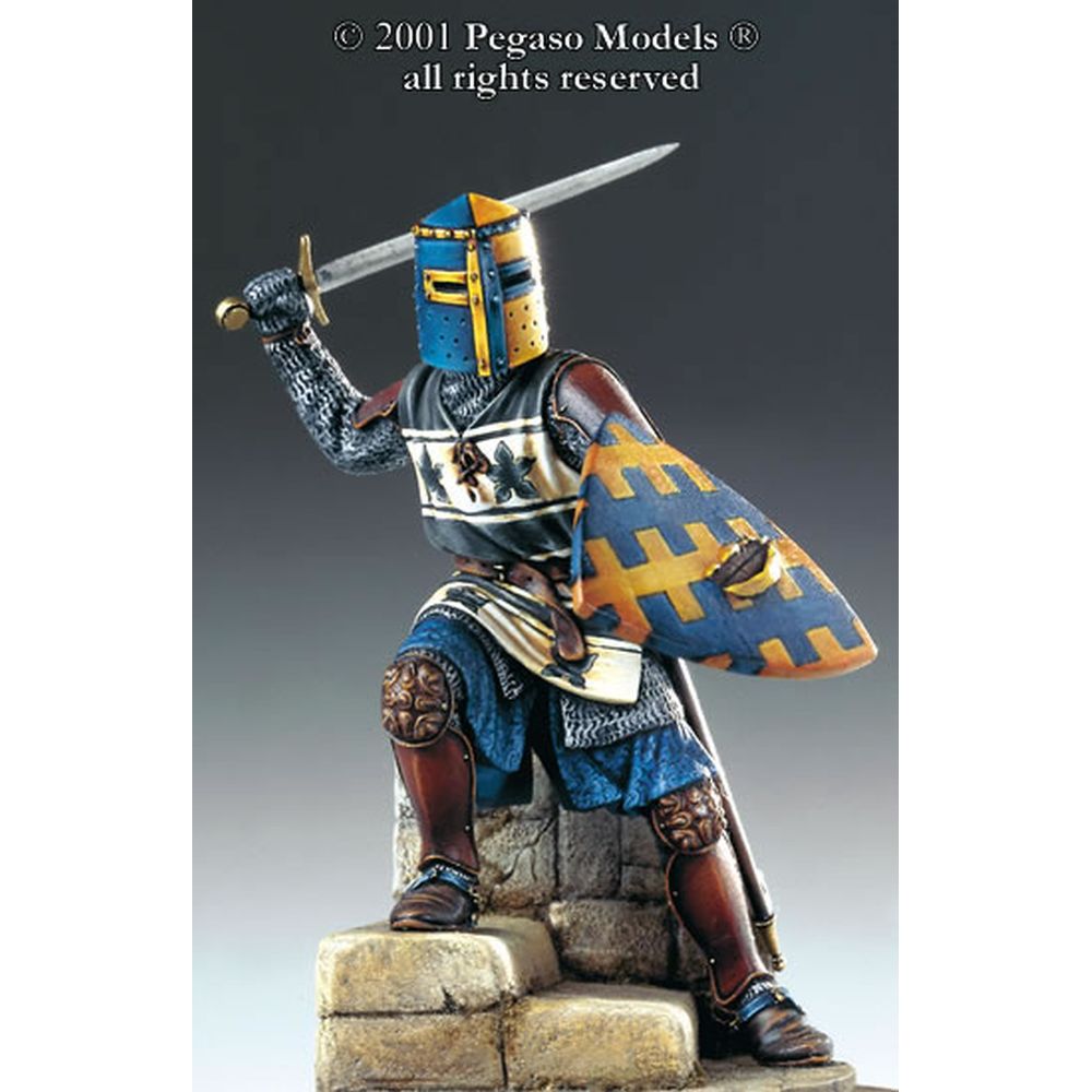 PREORDER Pegaso Models - Italian Knight XIII c. 54mm on foot CLASSICS