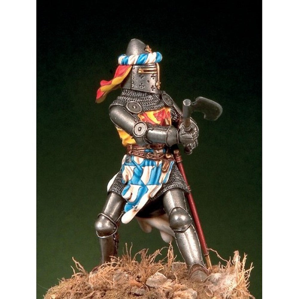 PREORDER Pegaso Models - German Knight with Waraxe 54mm on foot CLASSICS