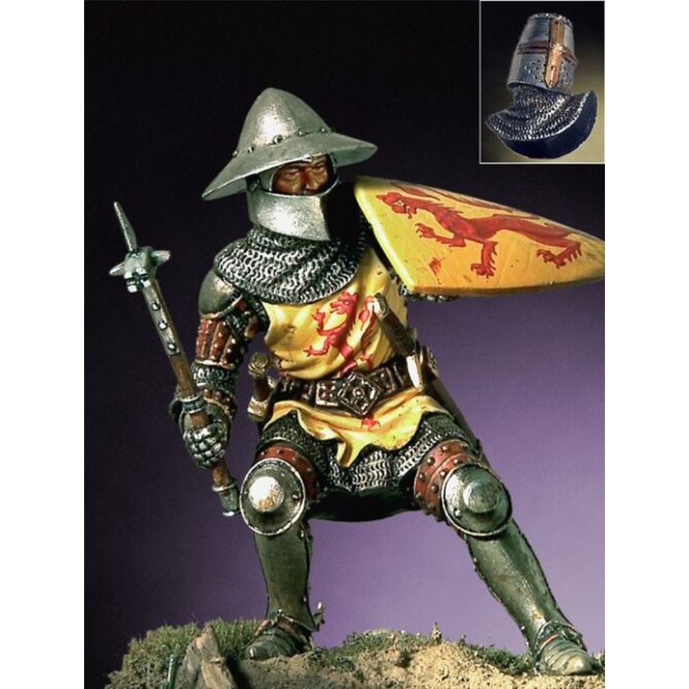 PREORDER Pegaso Models - German Knight with Warhammer 54mm on foot CLASSICS