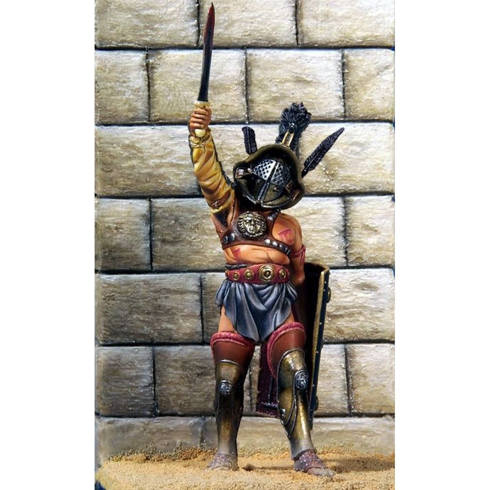 PREORDER Pegaso Models - Roman Gladiator Mirmillone 54mm on foot CLASSICS